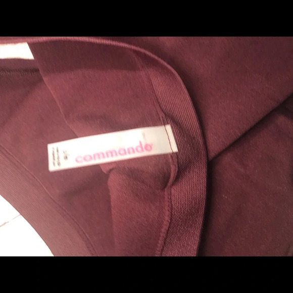 Commando Minimalist French Cut Briefs, S/M, Raisin - Picture 6 of 6